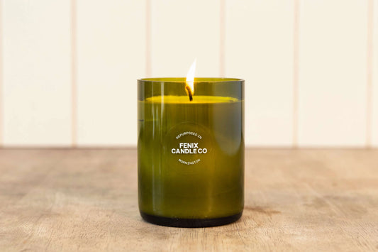 Lemon Myrtle Wine Bottle Candle